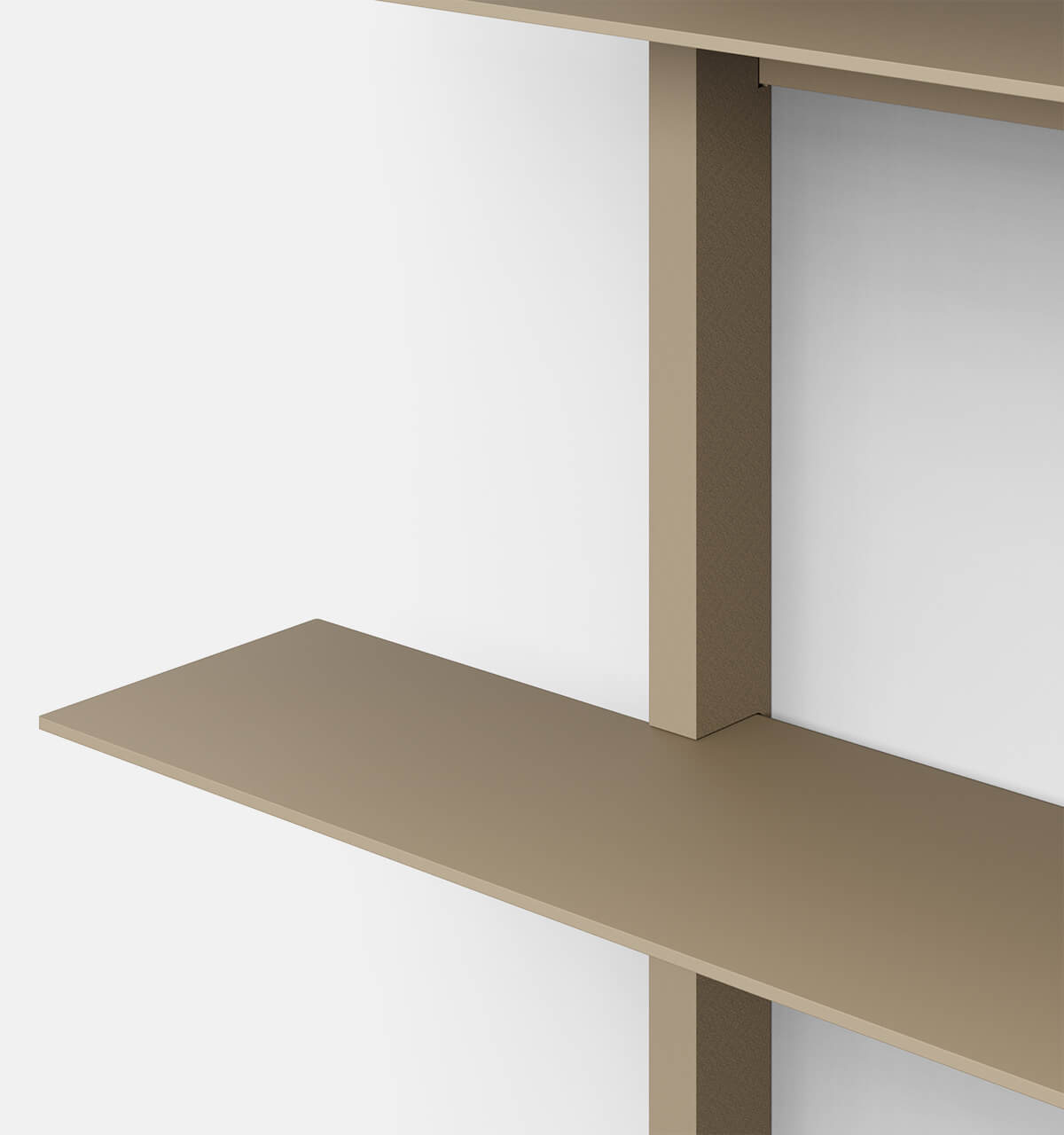 Plié Wall Shelves 4 Beige / 70 cm / 28 in