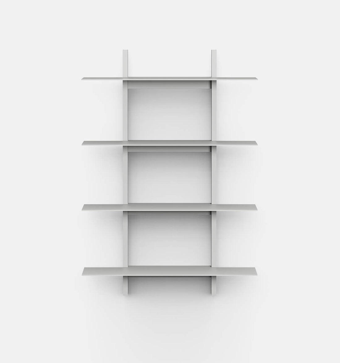 Plié Wall Shelves 4 Light Grey / 70 cm / 28 in