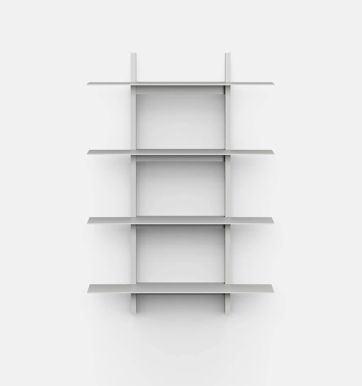 Plié Wall Shelves 4 Light Grey / 70 cm / 28 in