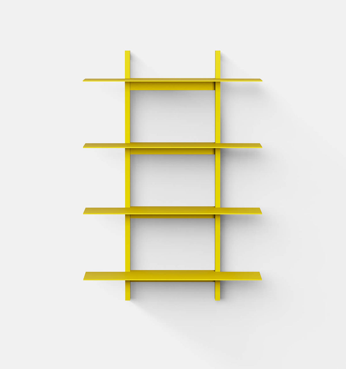 Plié Wall Shelves 4 Yellow / 70 cm / 28 in