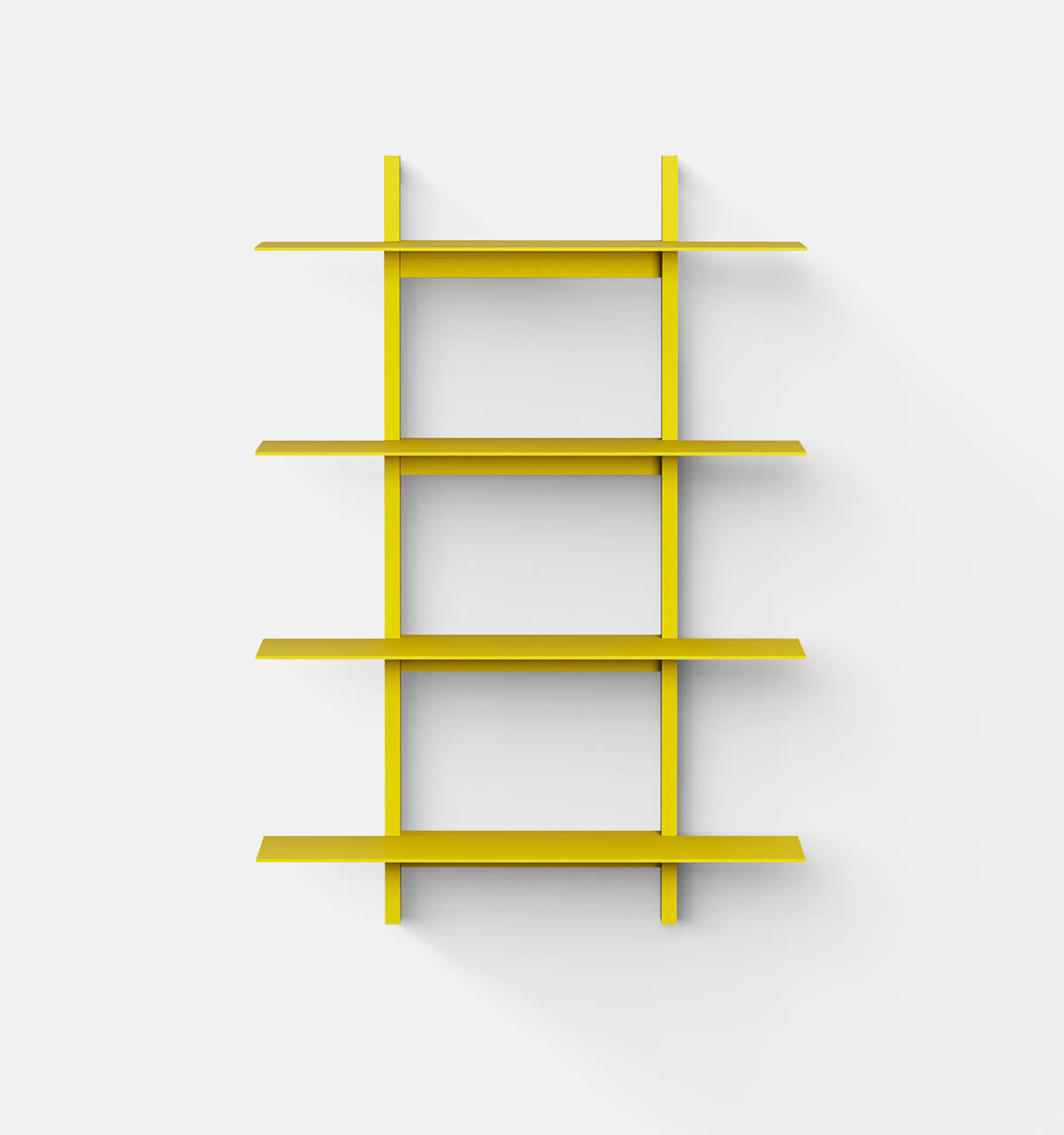 Plié Wall Shelves 4 Yellow / 70 cm / 28 in