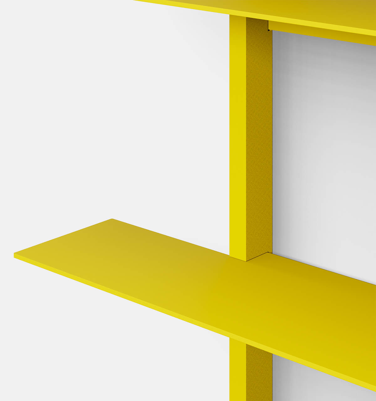 Plié Wall Shelves 4 Yellow / 70 cm / 28 in