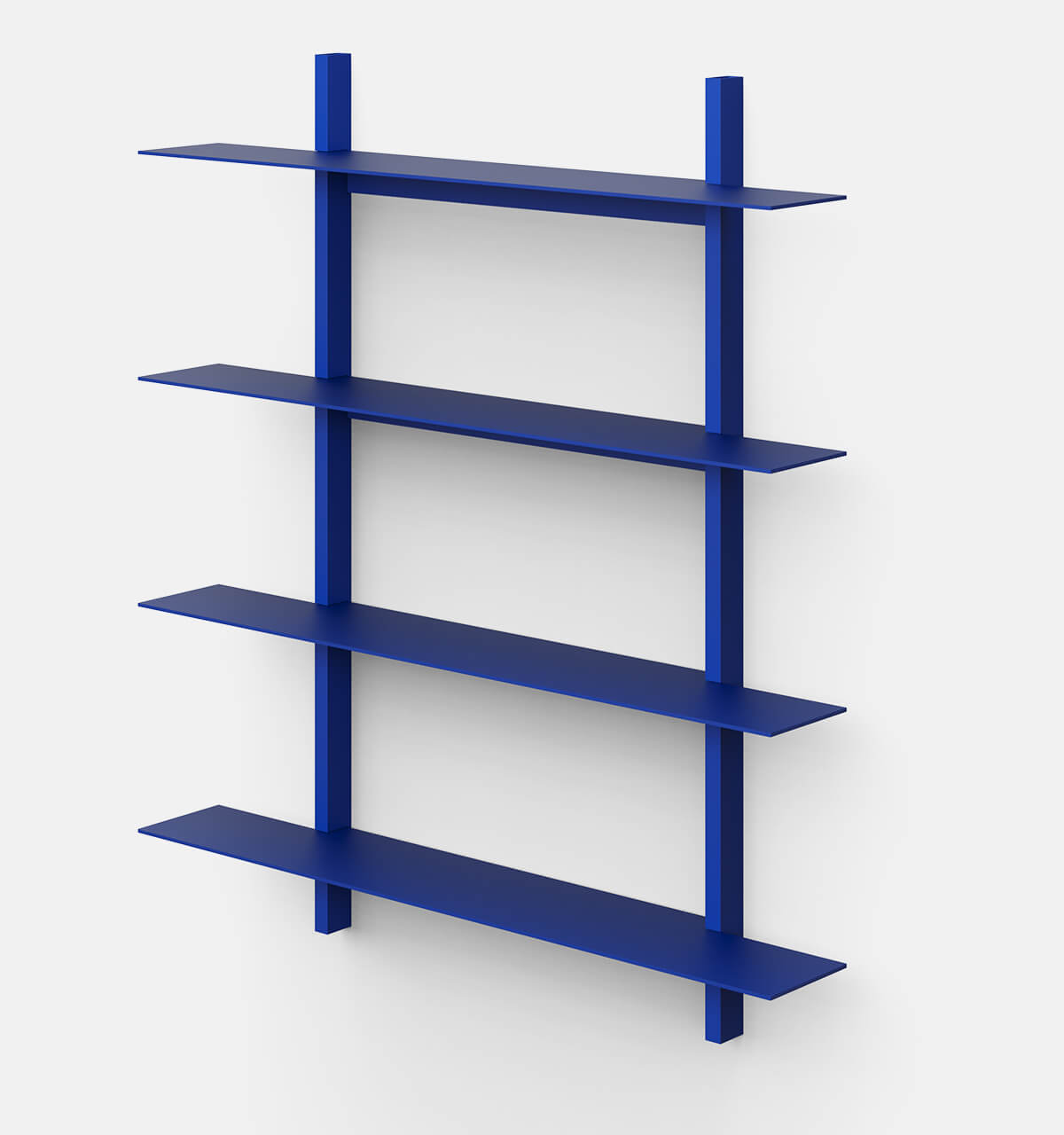 Plié Wall Shelves 4 Ultramarine / 90 cm / 35 in