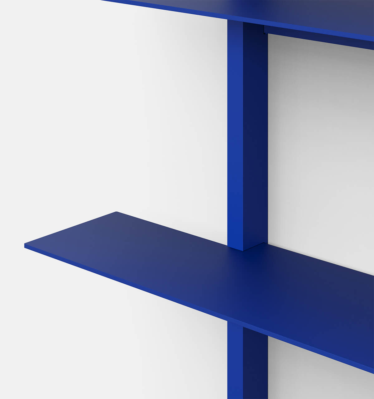 Plié Wall Shelves 4 Ultramarine / 90 cm / 35 in