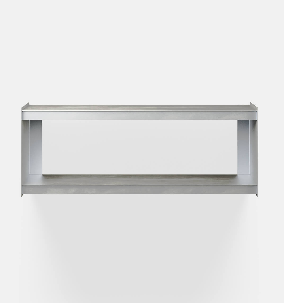Plié Wall Unit 120 cm / 47 in / Brushed Aluminium
