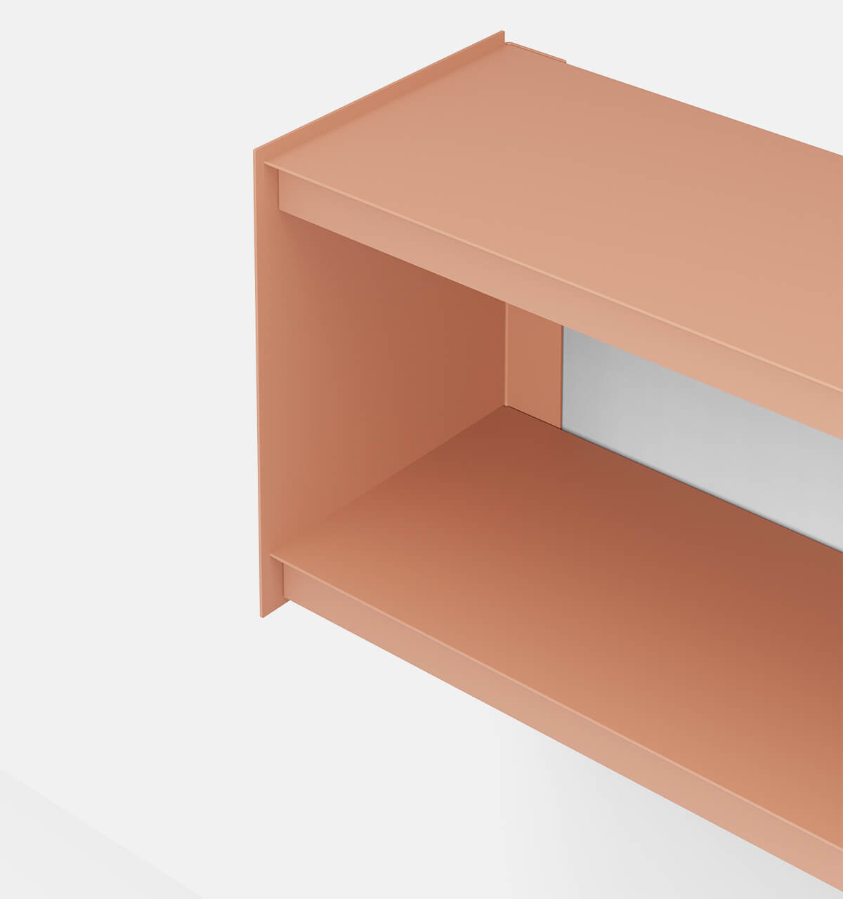 Plié Wall Unit 120 cm / 47 in / Coral