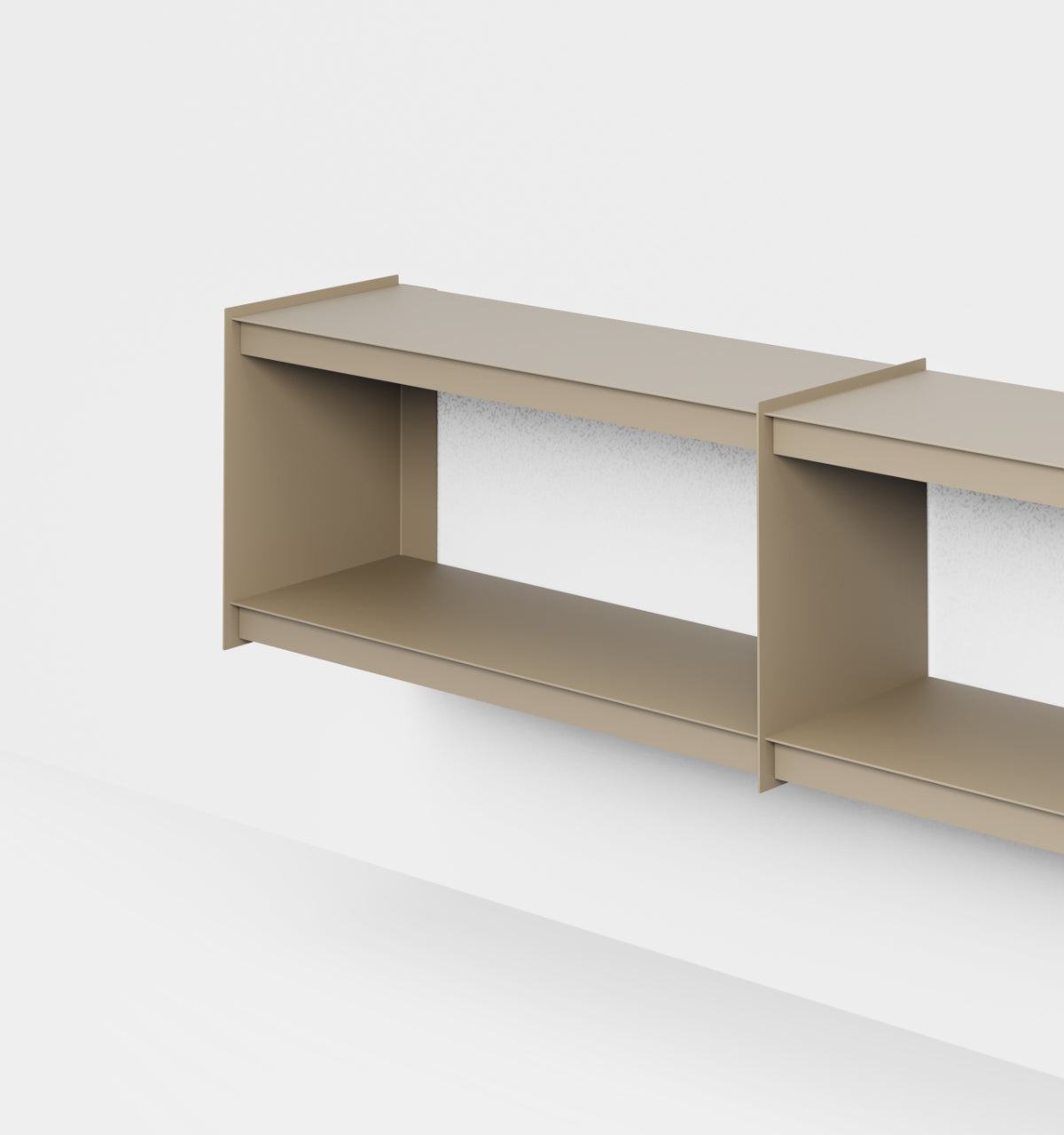 Plié Wall Unit Extension 180 cm / 71 in / Beige