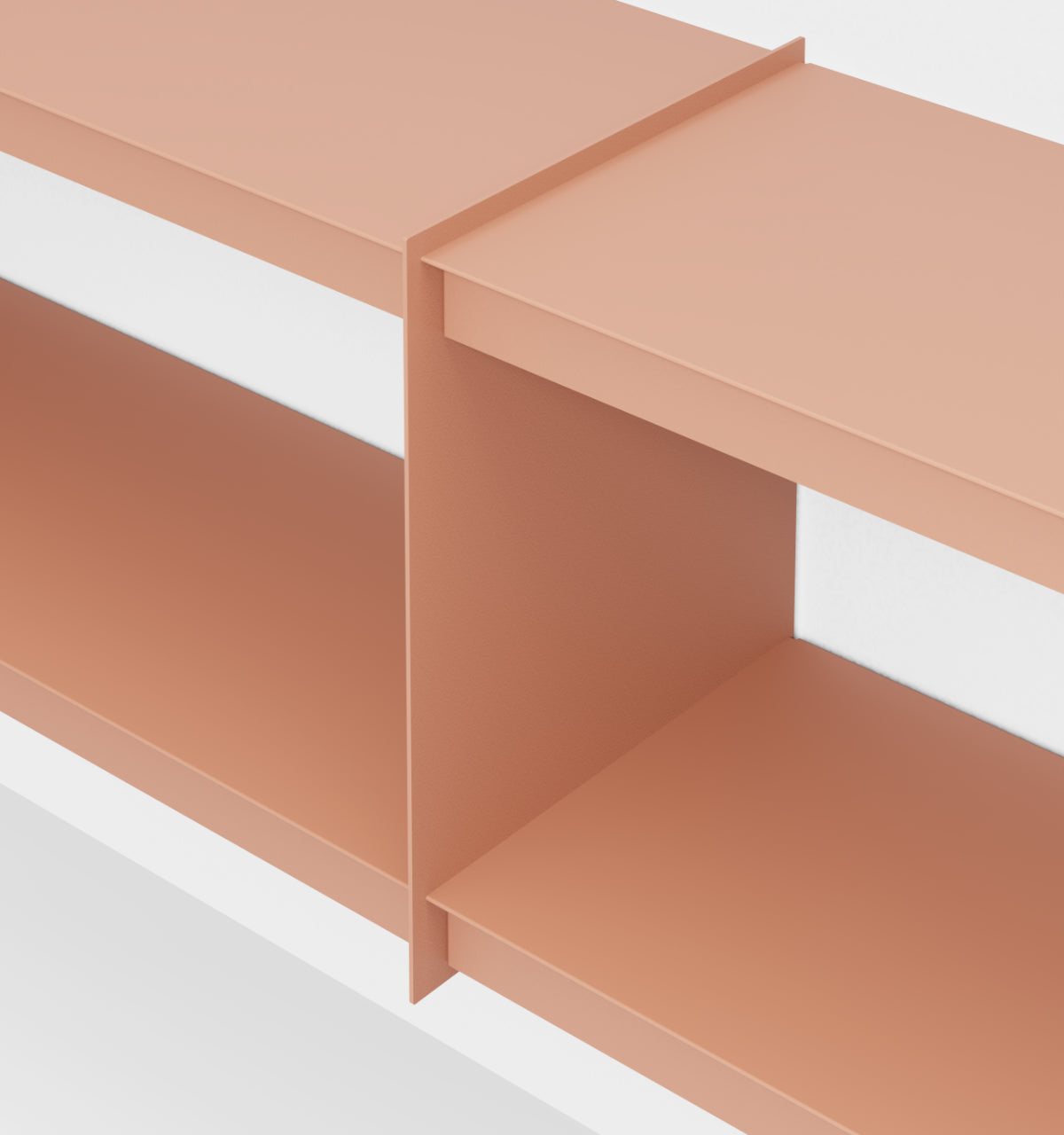 Plié Wall Unit Extension 180 cm / 71 in / Coral