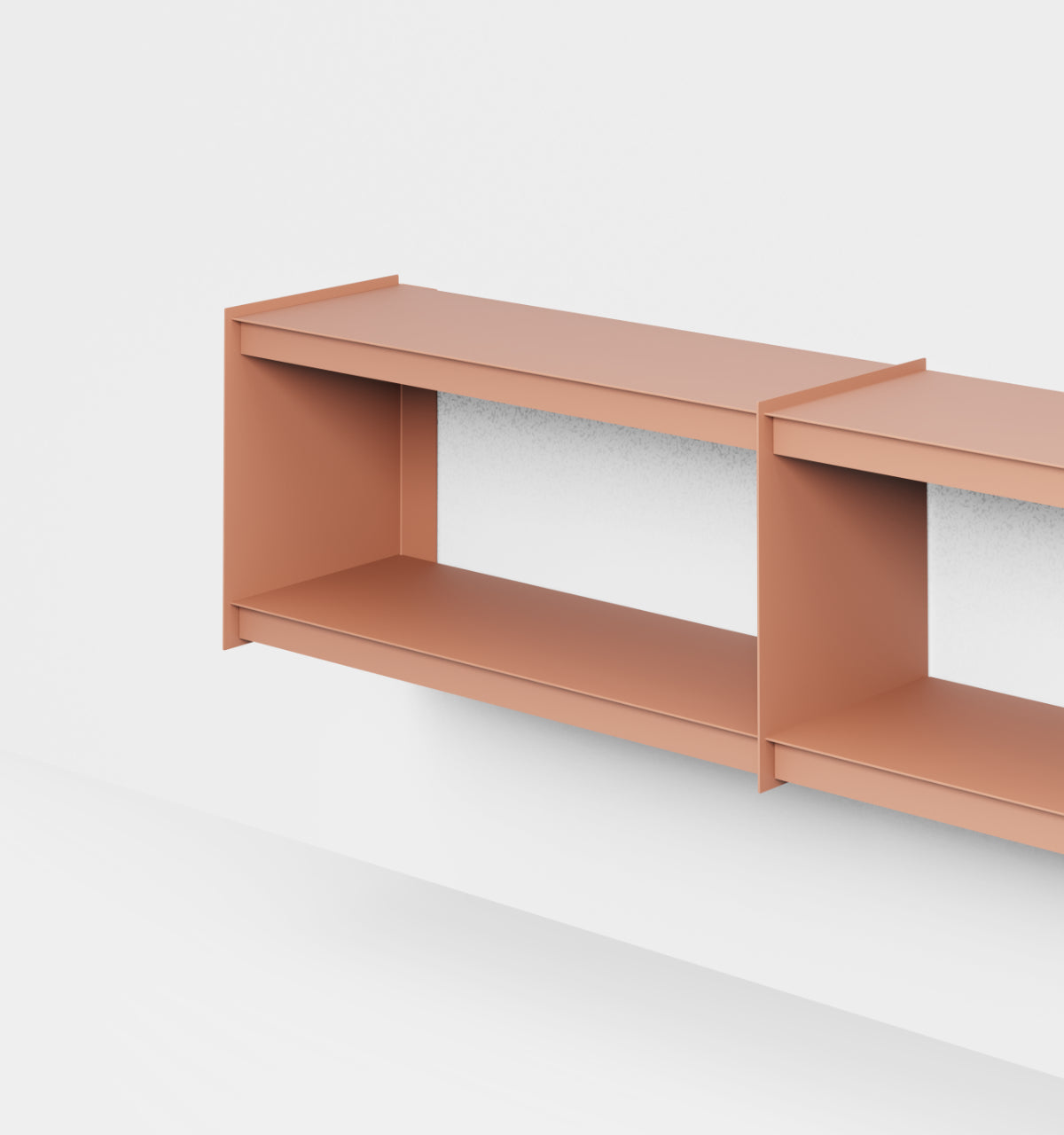 Plié Wall Unit Extension 180 cm / 71 in / Coral