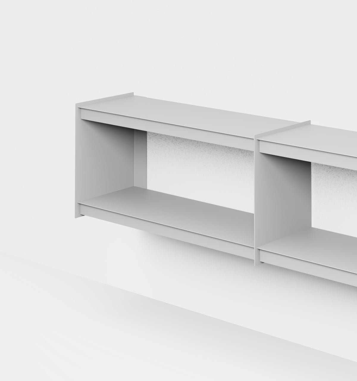 Plié Wall Unit Extension 180 cm / 71 in / Light Grey