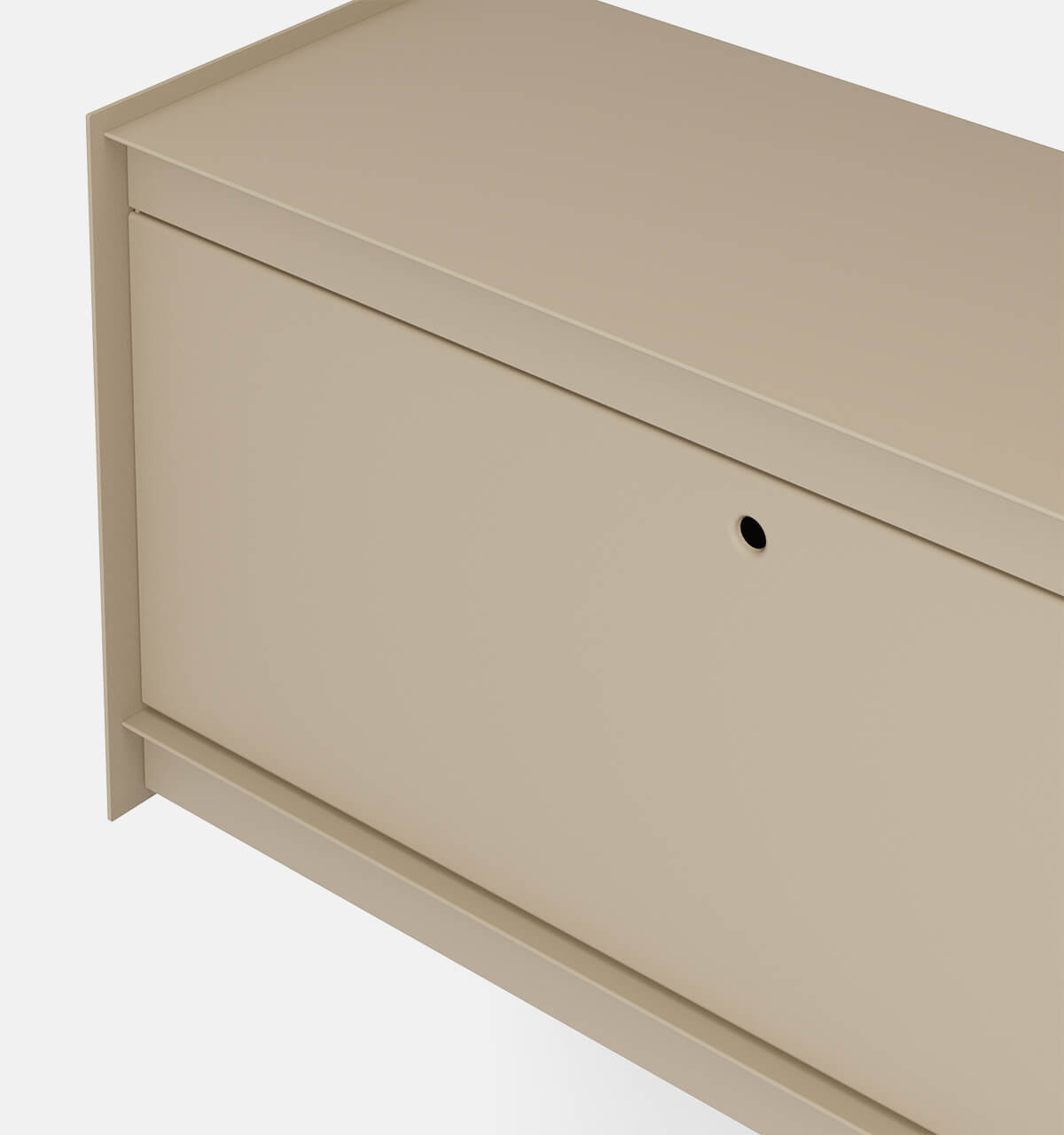 Plié Wall Unit 1 Tall Drawer 90 cm / 35 in / Beige