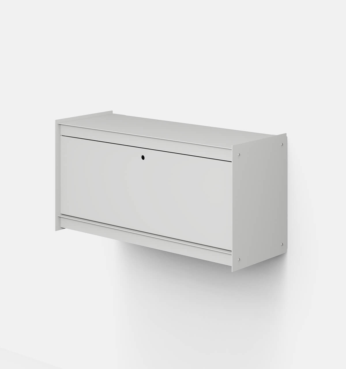 Plié Wall Unit 1 Tall Drawer 90 cm / 35 in / Light Grey