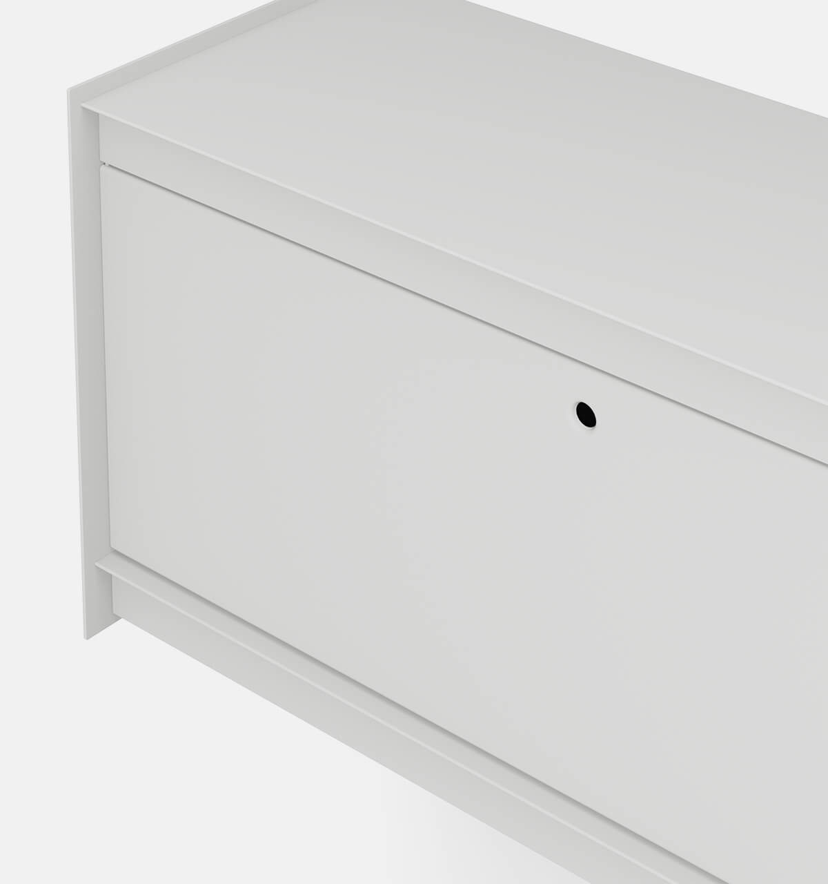 Plié Wall Unit 1 Tall Drawer 90 cm / 35 in / Light Grey