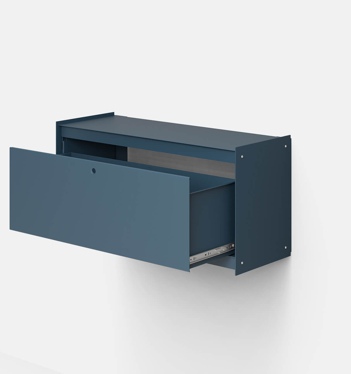 Plié Wall Unit 1 Tall Drawer 90 cm / 35 in / Midnight Blue
