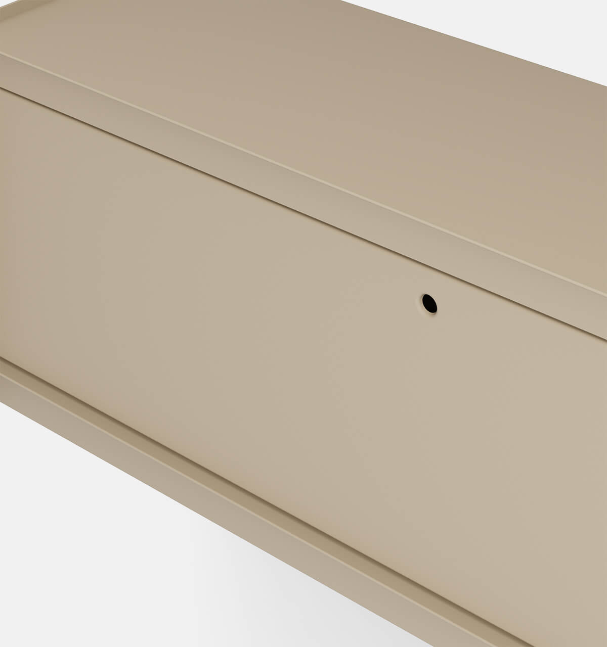 Plié Wall Unit 1 Tall Drawer 120 cm / 47 in / Beige