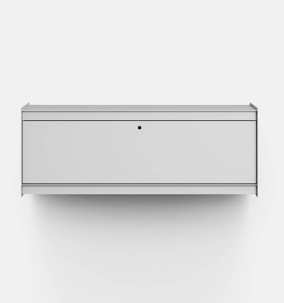 Plié Wall Unit 1 Tall Drawer 120 cm / 47 in / Light Grey