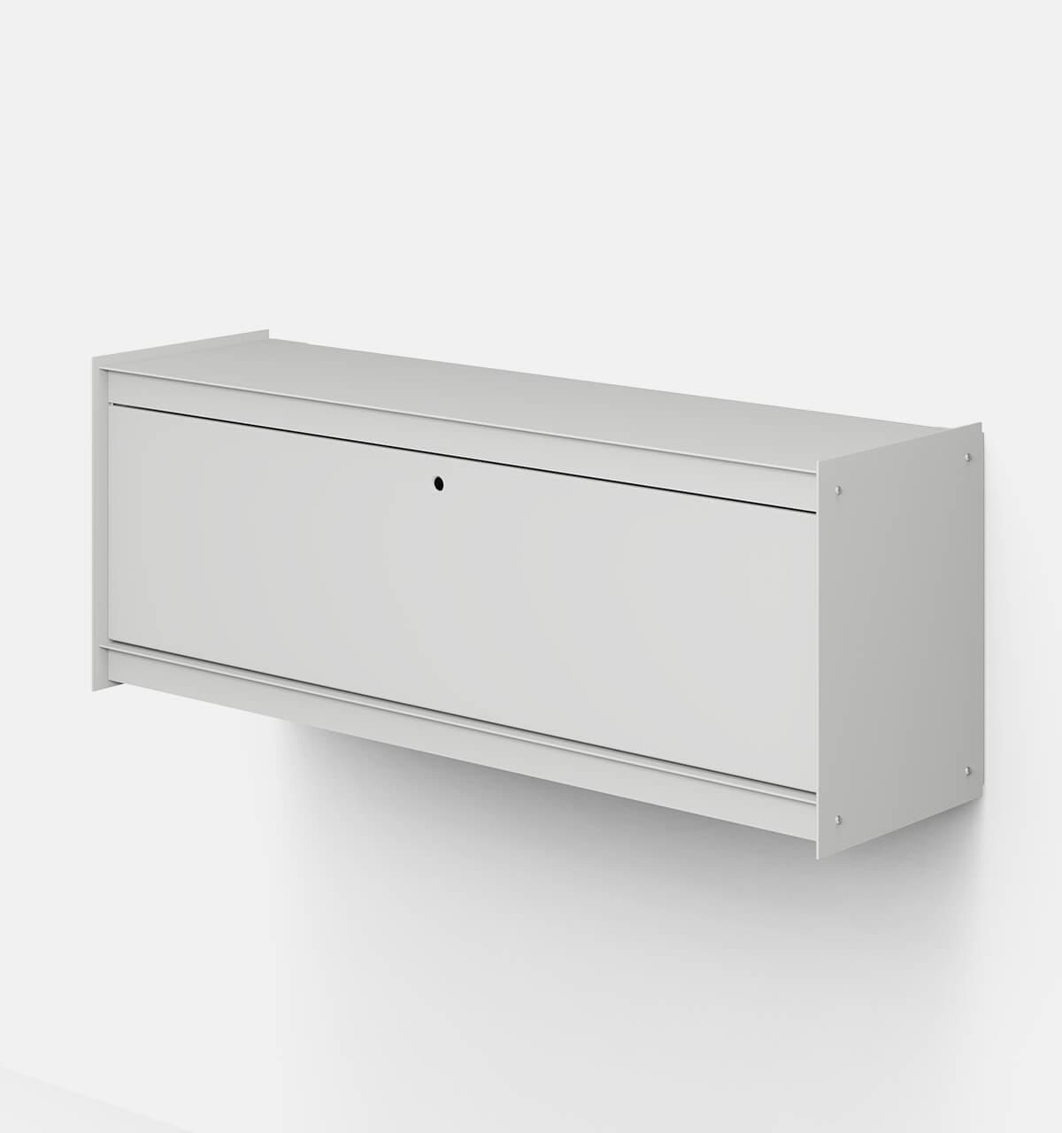 Plié Wall Unit 1 Tall Drawer 120 cm / 47 in / Light Grey