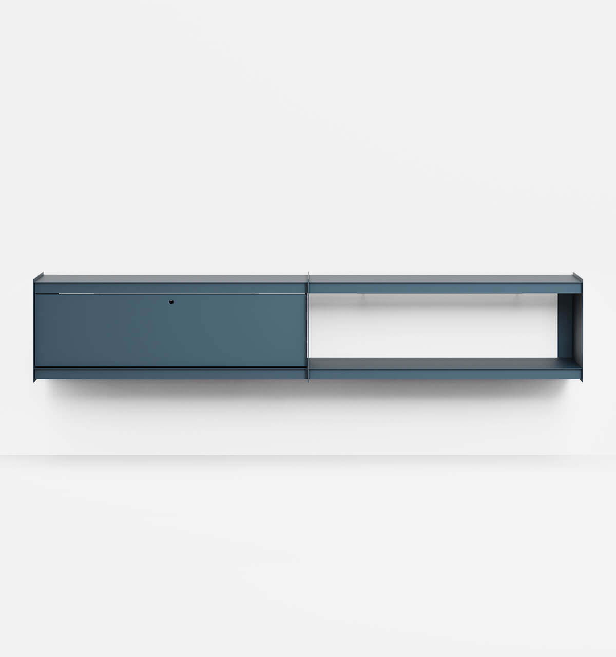 Plié Wall Unit Extension 1 Tall Drawer 240 cm / 94 in / Midnight Blue
