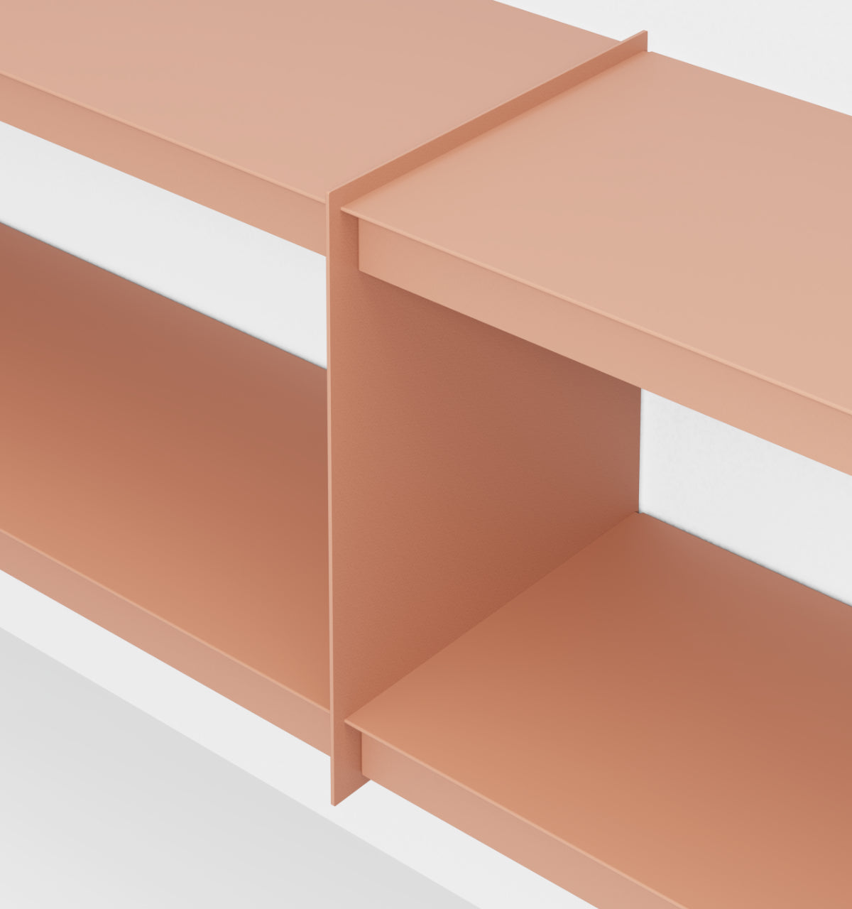 Plié Wall Unit Extension 240 cm / 94 in / Coral