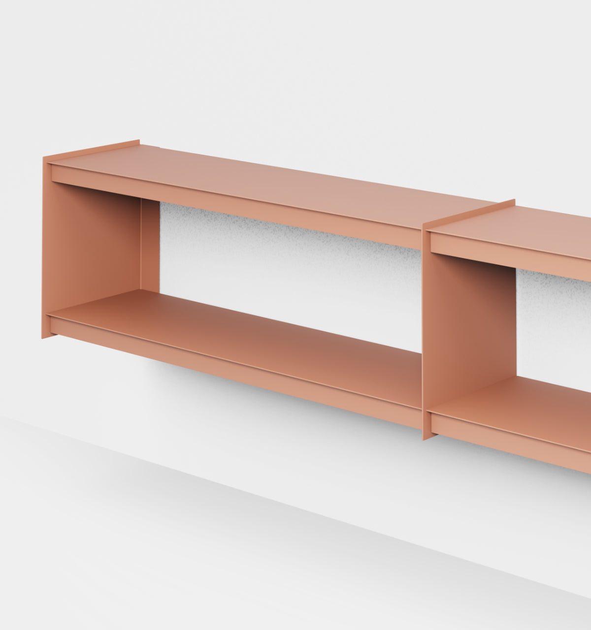 Plié Wall Unit Extension 240 cm / 94 in / Coral