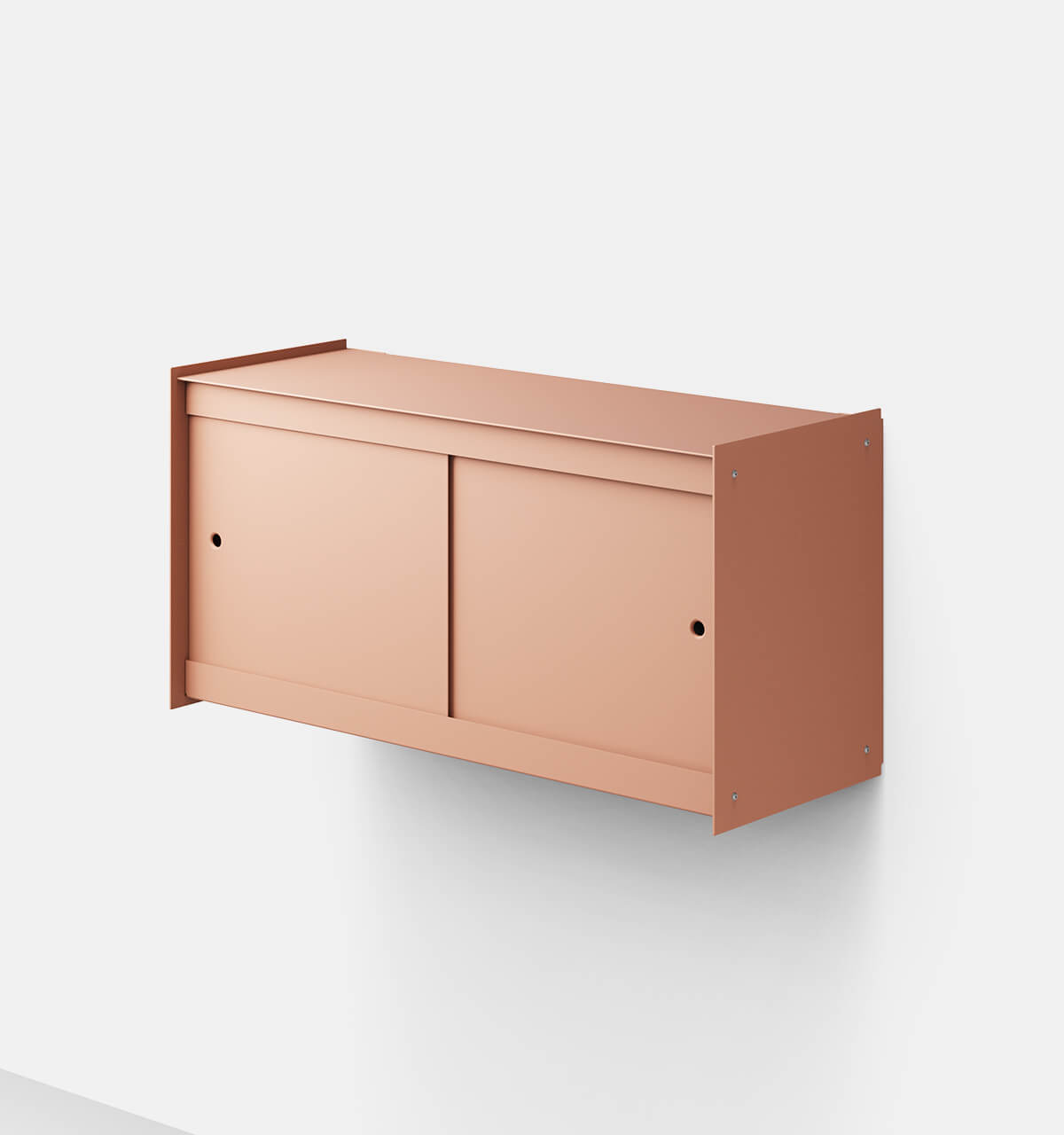 Plié Wall Unit 2 Doors Coral / 90 cm / 35 in