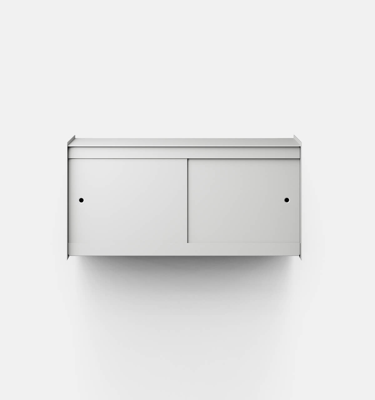 Plié Wall Unit 2 Doors Light Grey / 90 cm / 35 in