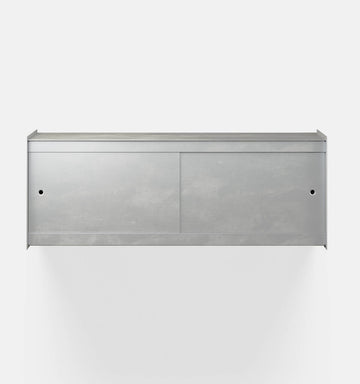 Plié Wall Unit 2 Doors Brushed Aluminium / 120 cm / 47 in