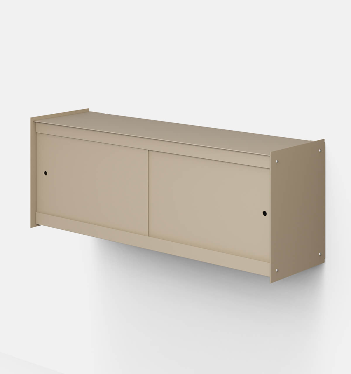 Plié Wall Unit 2 Doors Beige / 120 cm / 47 in