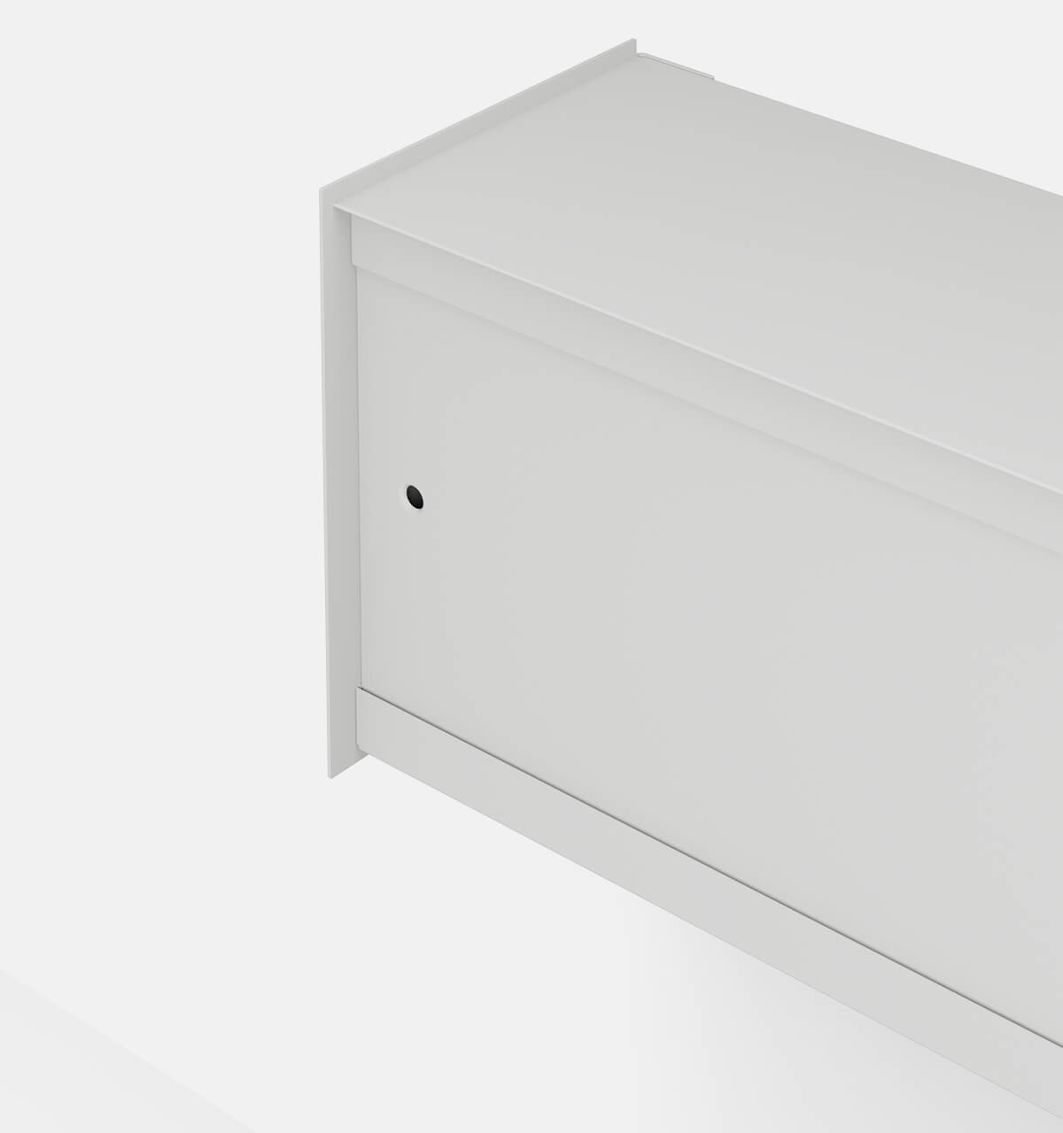 Plié Wall Unit 2 Doors Light Grey / 120 cm / 47 in