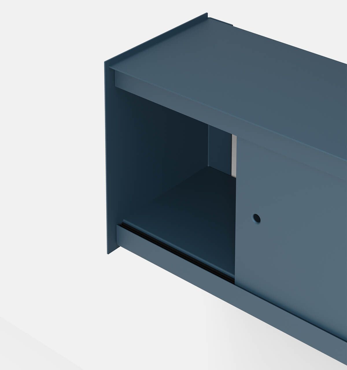 Plié Wall Unit 2 Doors Midnight Blue / 120 cm / 47 in