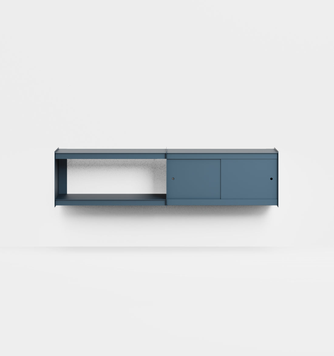 Plié Wall Unit Extension 2 Doors 180 cm / 71 in / Midnight Blue
