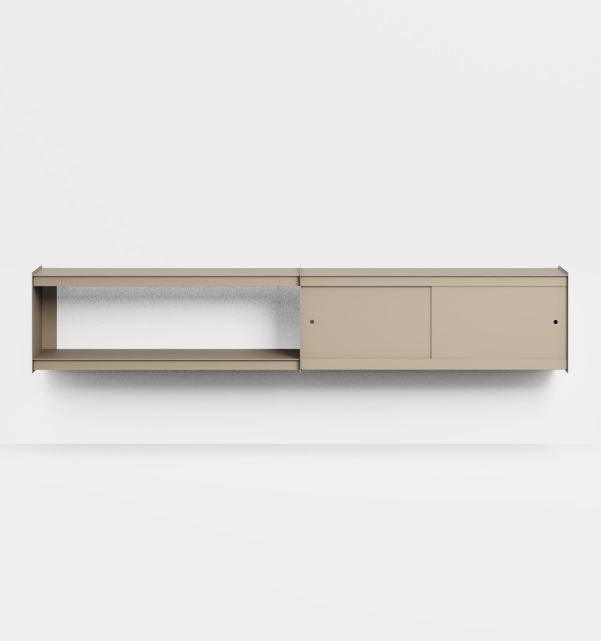 Plié Wall Unit Extension 2 Doors 240 cm / 94 in / Beige