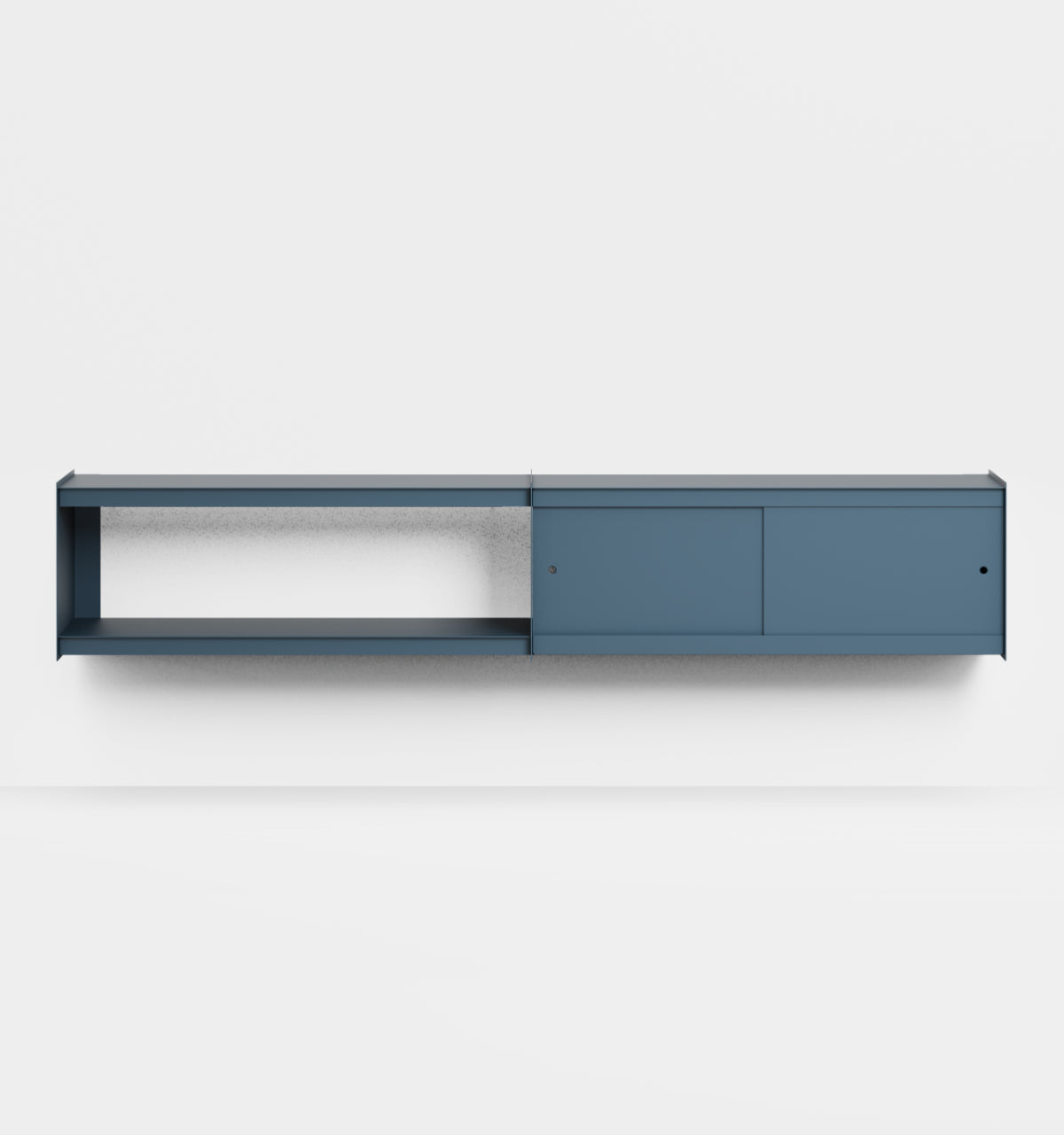 Plié Wall Unit Extension 2 Doors 240 cm / 94 in / Midnight Blue