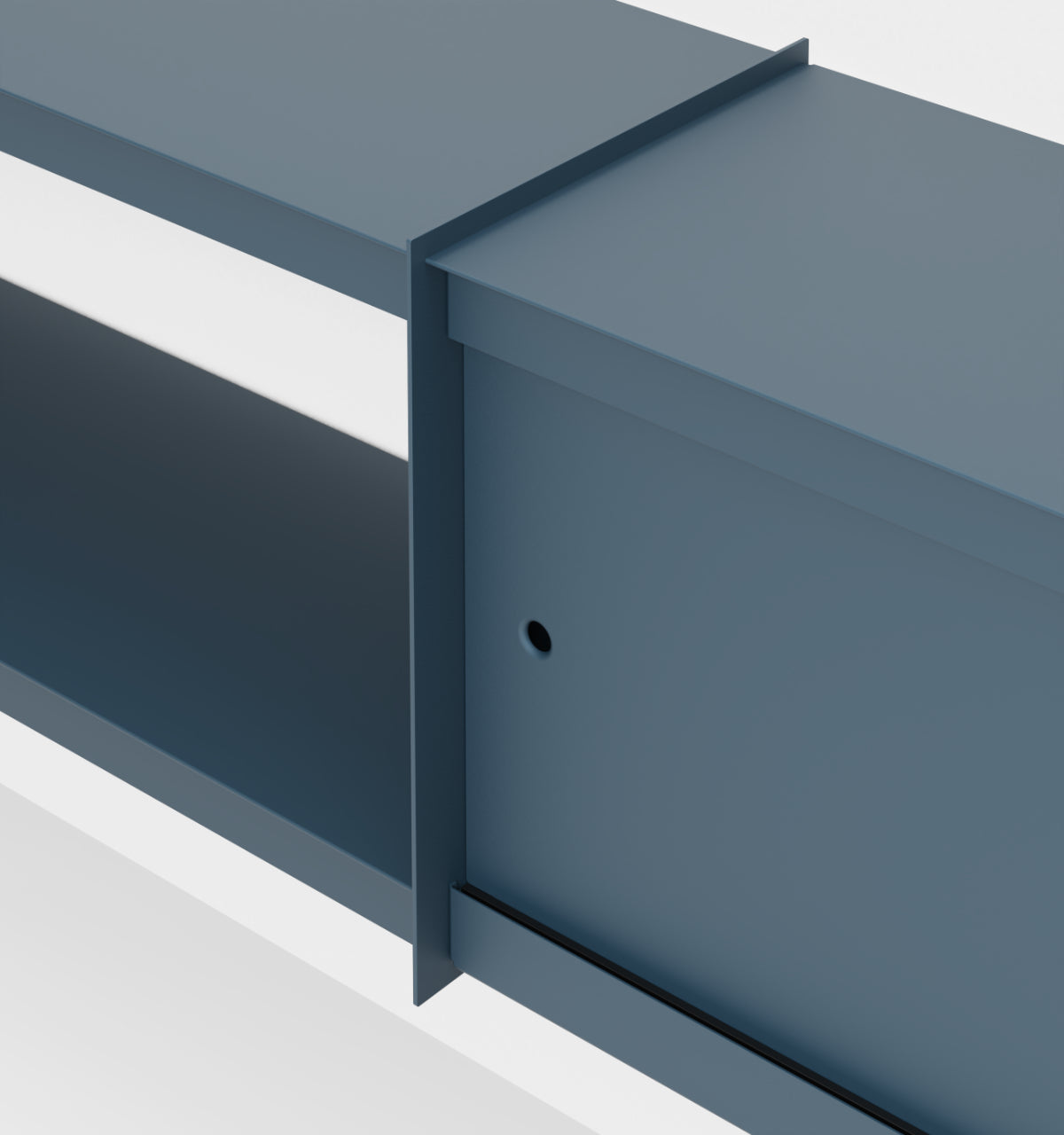 Plié Wall Unit Extension 2 Doors 240 cm / 94 in / Midnight Blue