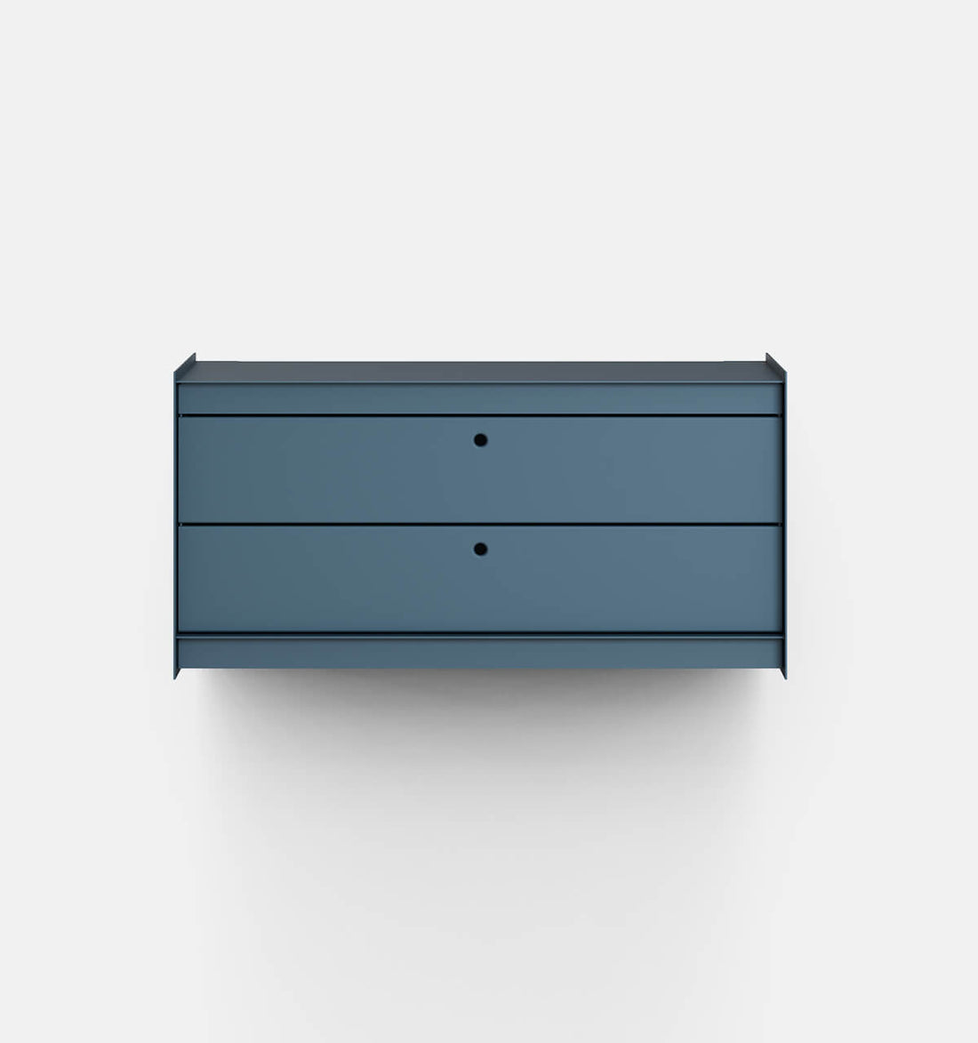 Plié Wall Unit 2 Short Drawers 90 cm / 35 in / Midnight Blue