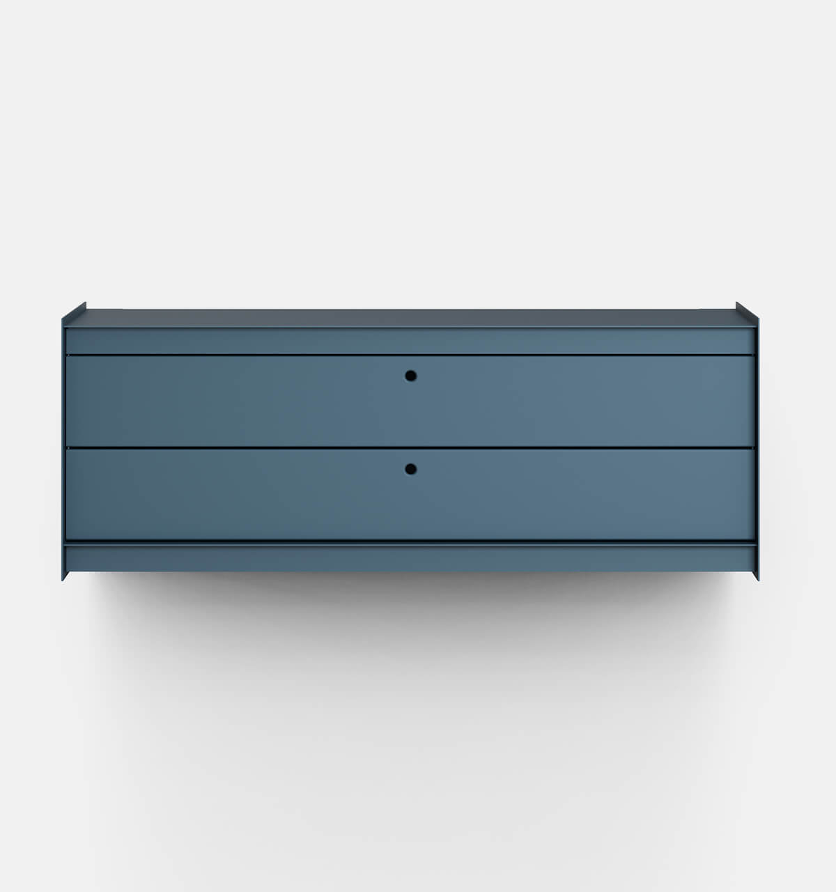 Plié Wall Unit 2 Short Drawers 120 cm / 35 in / Midnight Blue