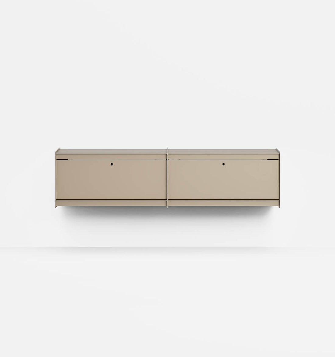 Plié Wall Unit Extension 2 Tall Drawers 180 cm / 71 in / Beige