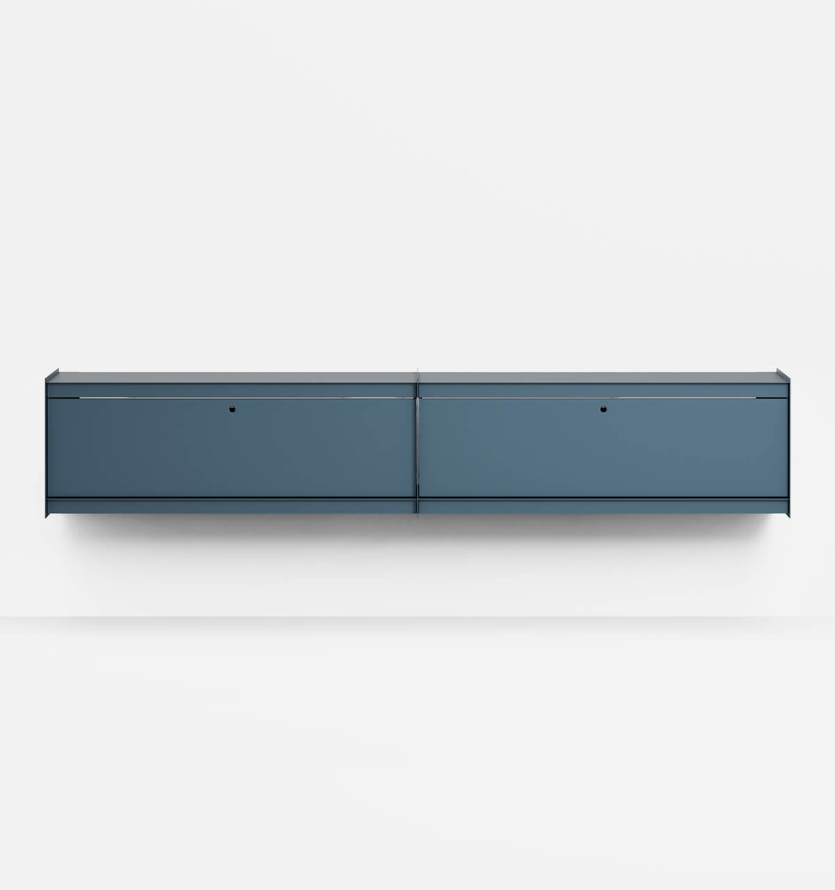 Plié Wall Unit Extension 2 Tall Drawers 240 cm / 94 in / Midnight Blue