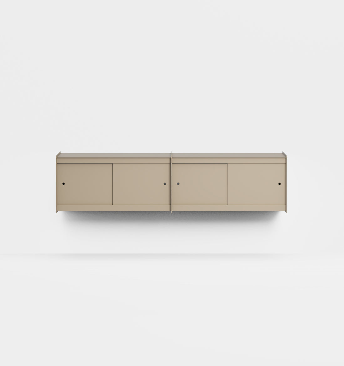Plié Wall Unit Extension 4 Doors 180 cm / 71 in / Beige