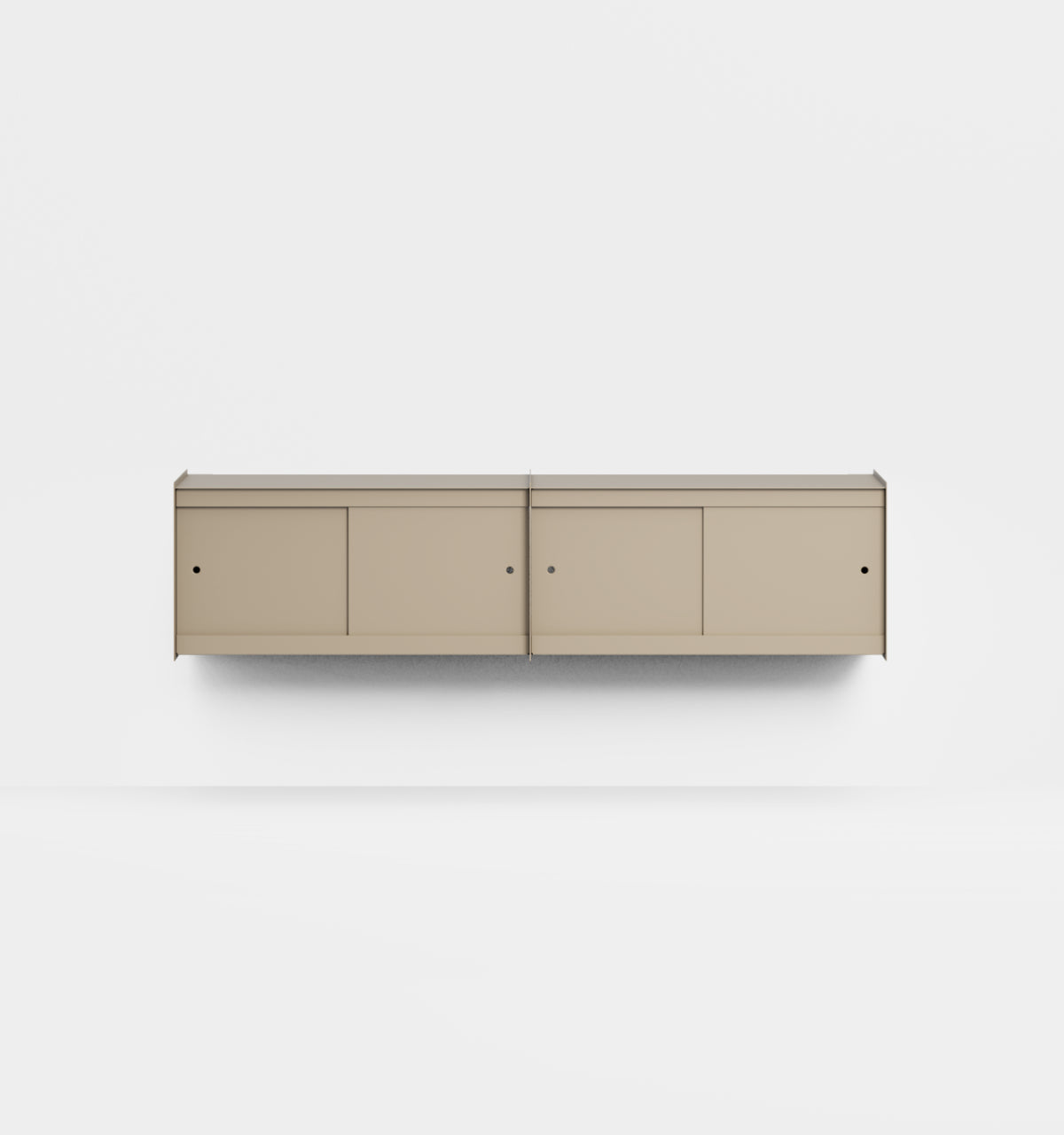 Plié Wall Unit Extension 4 Doors 180 cm / 71 in / Beige