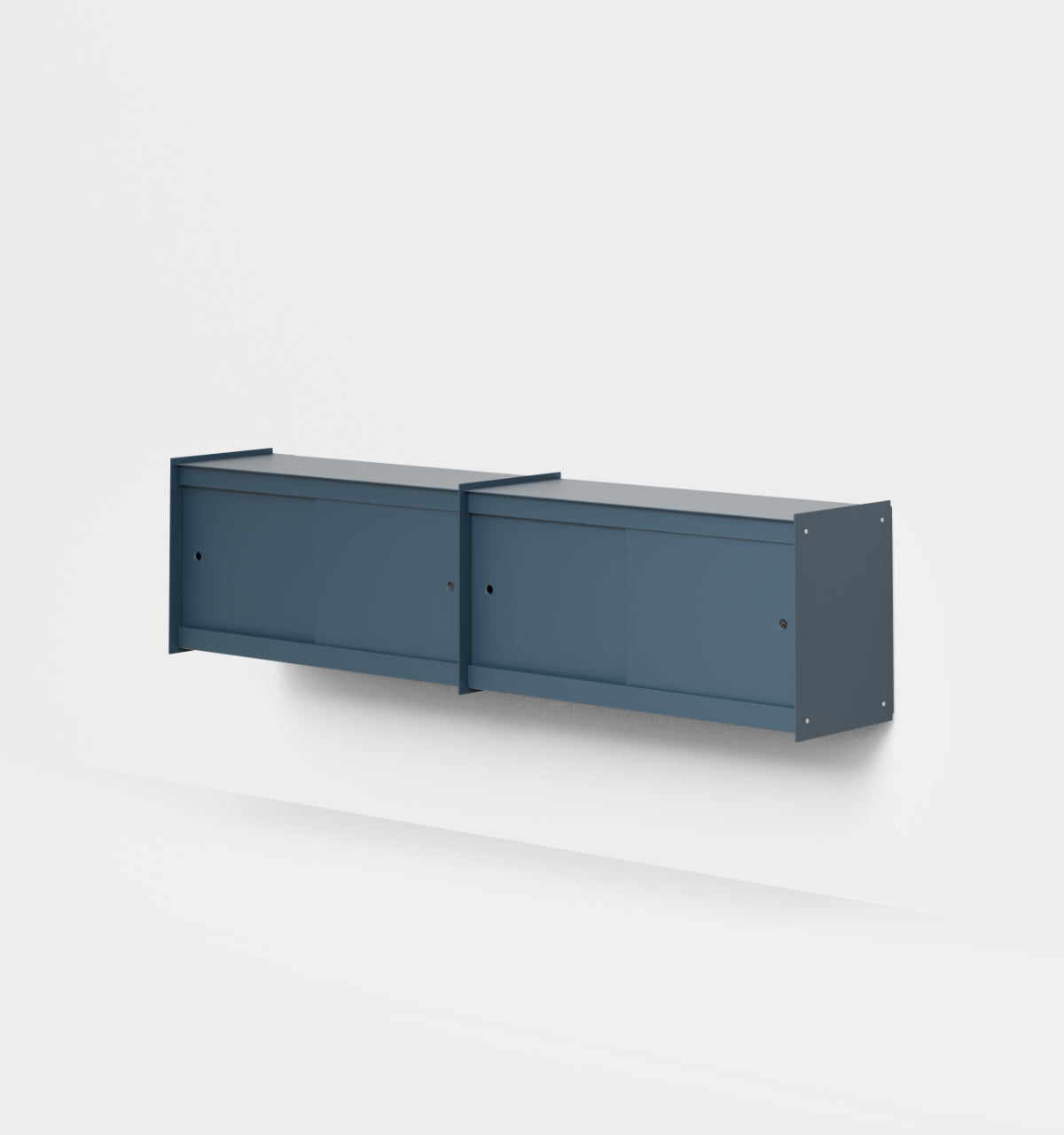 Plié Wall Unit Extension 4 Doors 180 cm / 71 in / Midnight Blue