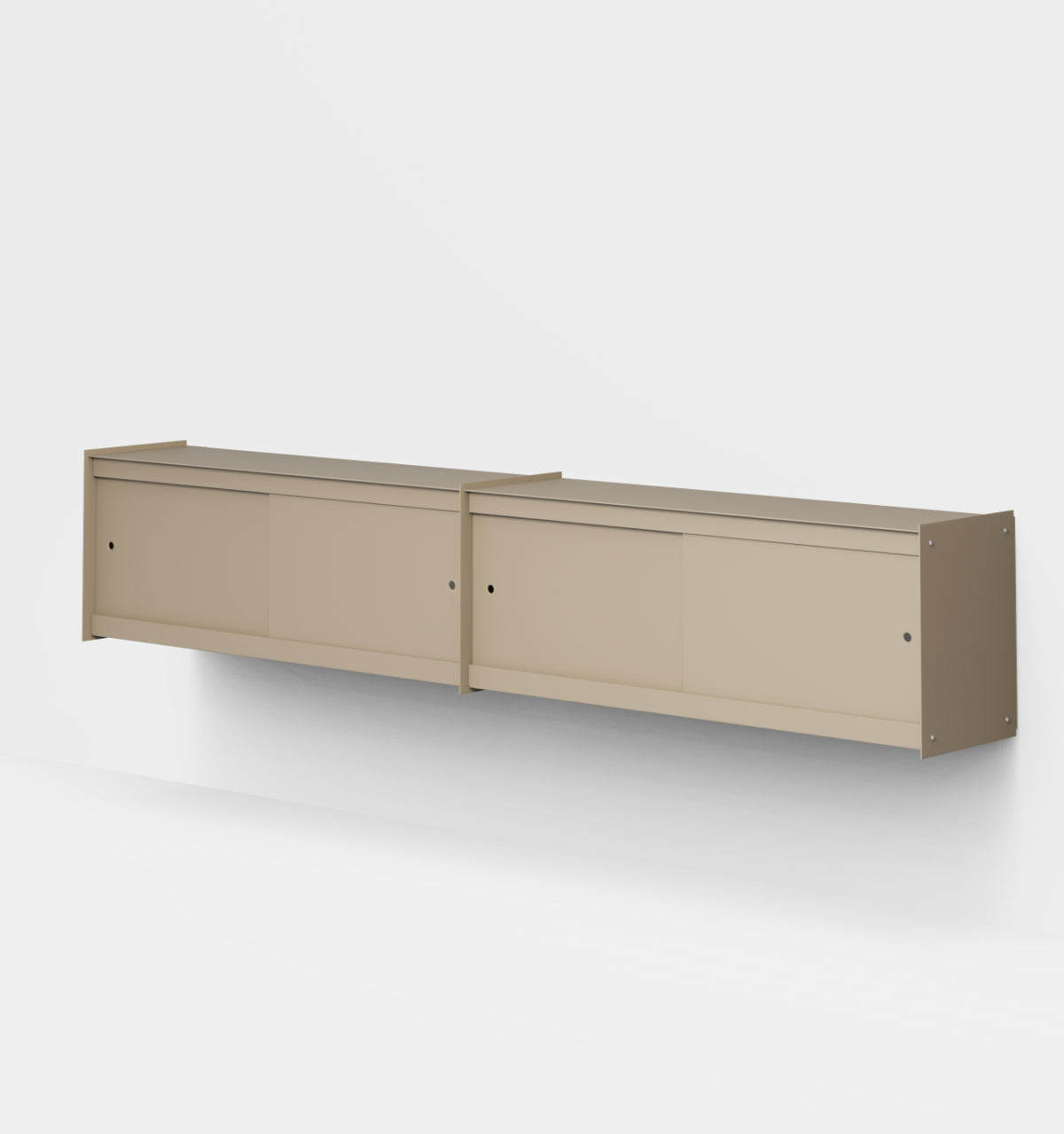 Plié Wall Unit Extension 4 Doors 240 cm / 94 in / Beige