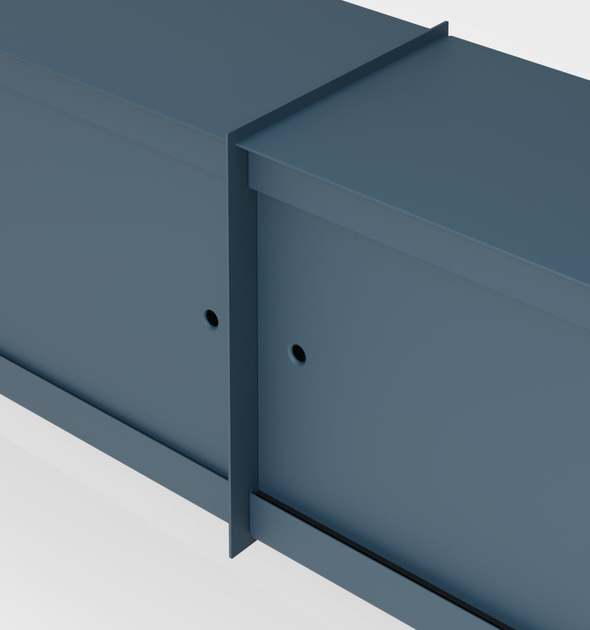 Plié Wall Unit Extension 4 Doors 240 cm / 94 in / Midnight Blue